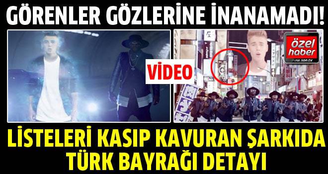 Justin Bieber ve Will.i.am'ın klibinde Türk bayrağı!