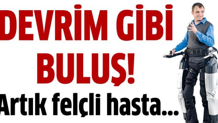 Felçli hastalar için müthiş buluş!