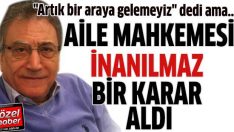 Mahkeme ‘bir araya gelemeyiz’ diyen çifti boşamadı