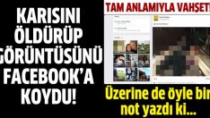 Cinayetin fotoğrafını Facebook’a koydu