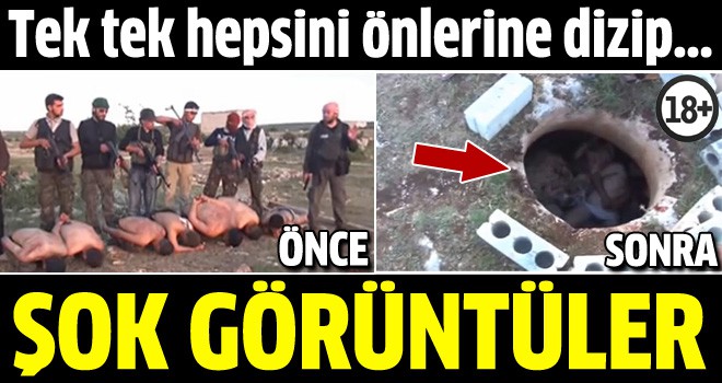 Suriye'den kan donduran görüntüler