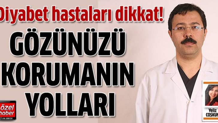 Şeker gözleri sevmiyor