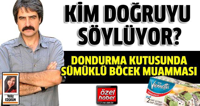 Sümüklü böcekli dondurmaya takipsizlik kararı
