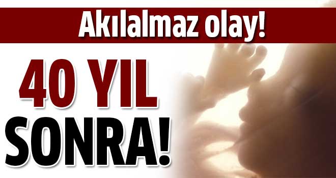 40 yıldır bebeği karnında!