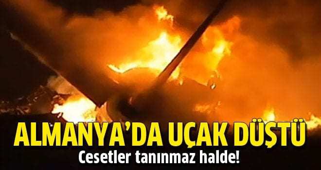 Almanya'da feci kaza!