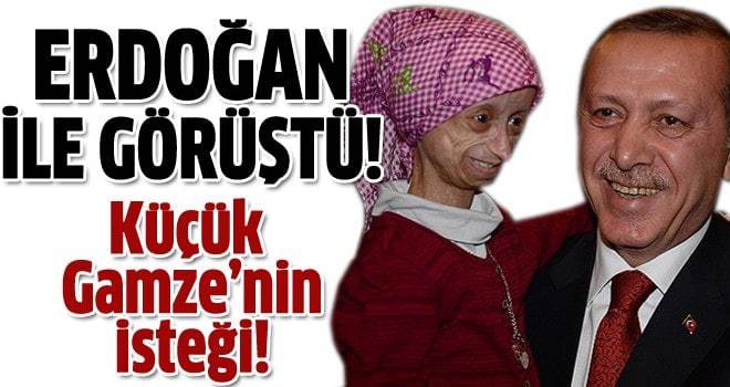 Başbakan Erdoğan progerie hastası ile görüştü