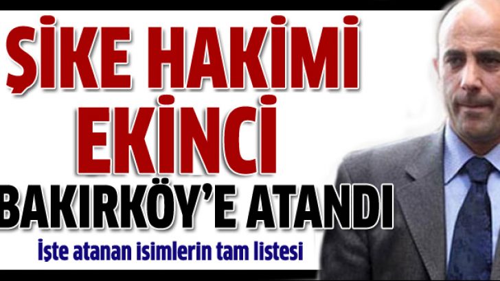 HSYK’da atanan isimler