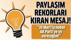 Paylaşım rekorları kıran mesaj!