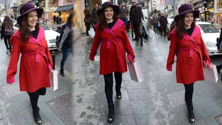 Nil'in hamile şıklığı