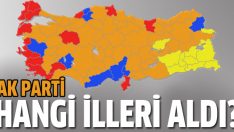 İşte AK Parti’nin kazandığı iller!