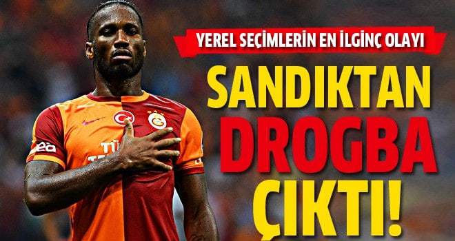Seçim sandığından 'Çare Drogba' pusulası çıktı