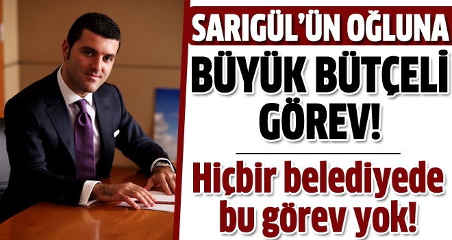 Emir Sarıgül'e büyük bütçeli makam!