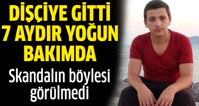 Dişçide bilincini kaybeden genç