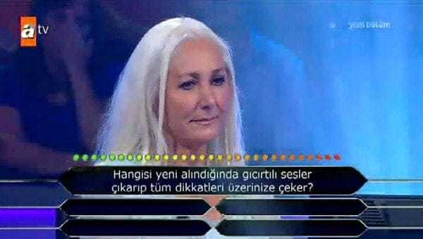 Kim Milyoner Olmak İster'e katılan Cem Karaca'nın eşi İlkim Karaca'ya şok!