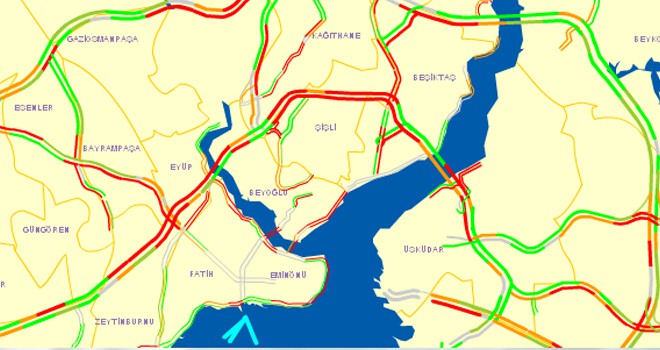 İBB Mahmutbey Gişeleri Trafik Yol Durumu