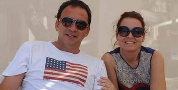 Gülşah ile eşi Ender Alkoçlar'ın evlilik yıl dönümü