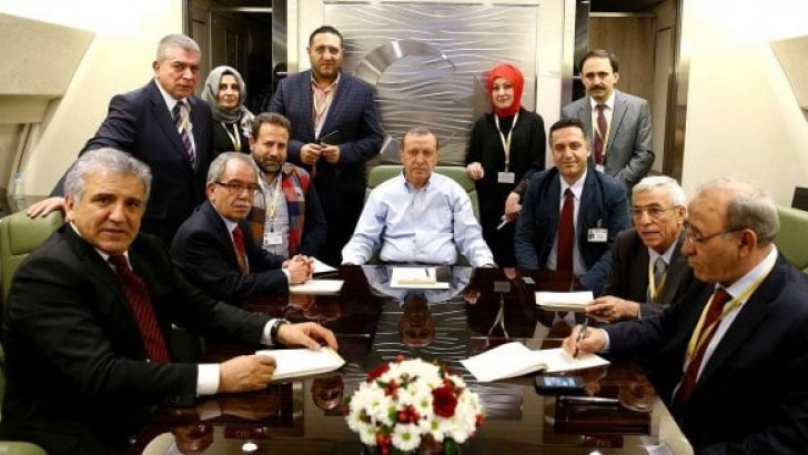 Serkan Kalemciler Erdoğan’ın uçağında!