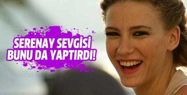 Göbeğine Serenay Sarıkaya dövmesi yaptırdı