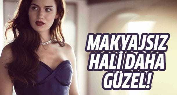 Fahriye Evcen'in makyajsız hali!