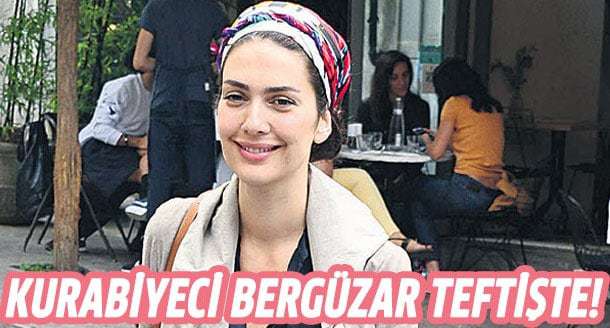 Kurabiyeci Bergüzar Korel teftişte