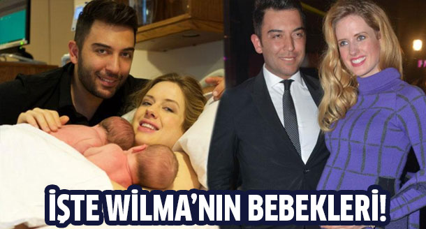Wilma Elles ikizlerini doğurdu!