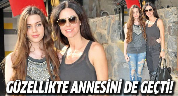 Defne Samyeli kızı Derin Talu ile alışverişte