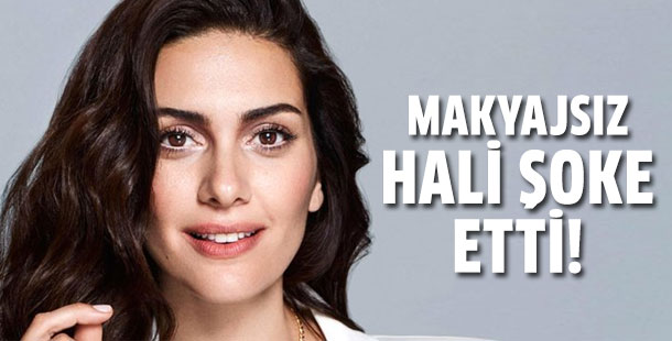 Bergüzar Korel'in makyajsız hali