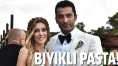 Sinem Kobal’dan eşine bıyıklı doğum günü pastası