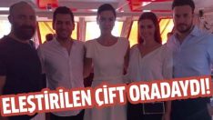 Halit Ergenç ve Bergüzar Korel Yenikapı mitinginde