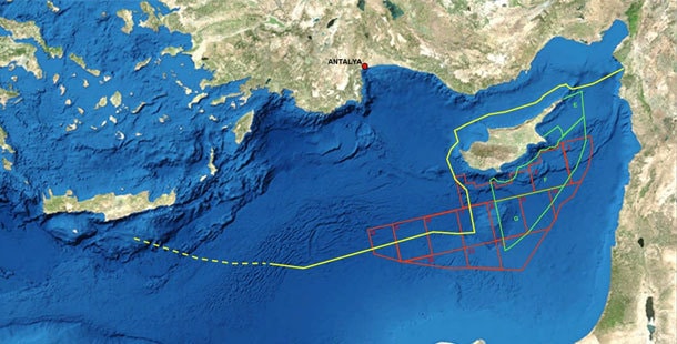 Akdeniz’de doğalgaz ve petrol rezervleri