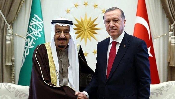Cumhurbaşkanı Erdoğan, Suudi Arabistan Kralı Selman’la görüştü