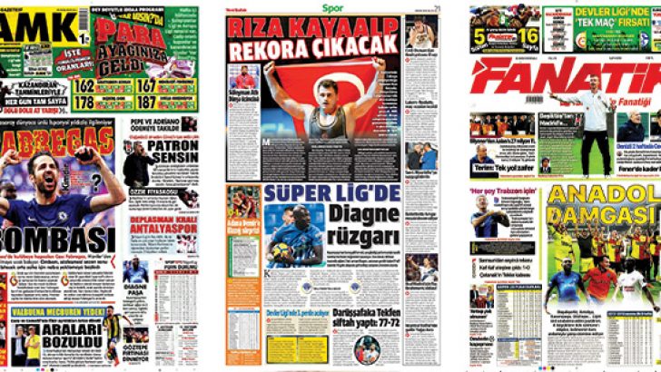 Günün spor manşetleri (23 Ekim 2018)