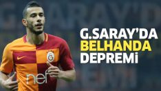 Galatasaray’da şok sakatlık! Belhanda ilk yarıyı kapattı