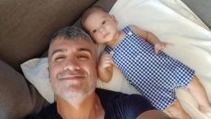 Özcan Deniz’in oğlu Kuzey ile 9. ay pozu!