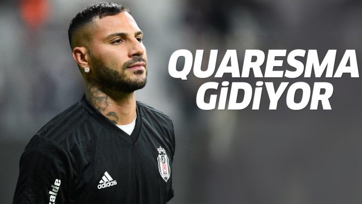 Beşiktaş’a Quaresma şoku! Yeni teklifi kabul etmeyen Quaresma ayrılıyor!