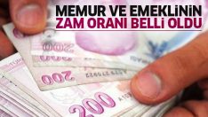 Memur ve emeklinin zam oranı belli oldu! İşte 2019 emekli ve memur maaşına yapılacak zam oranları