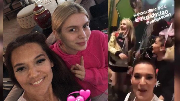 Demet Akalın’dan kızı Hira’ya Aleyna Tilki sürprizi