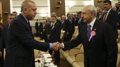 Cumhurbaşkanı Erdoğan ile Kılıçdaroğlu, saldırıdan sonra ilk kez bir araya geldiler