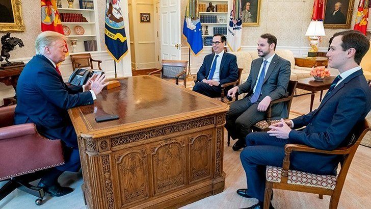 Bakan Albayrak, ABD Başkanı Trump ile görüştü