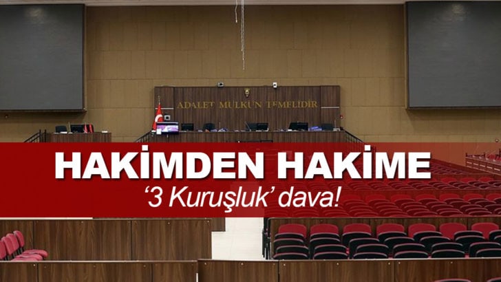 Davasına baktığı hakimi salondan attı! Hakimden hakime ‘üç kuruşluk’ tazminat davası