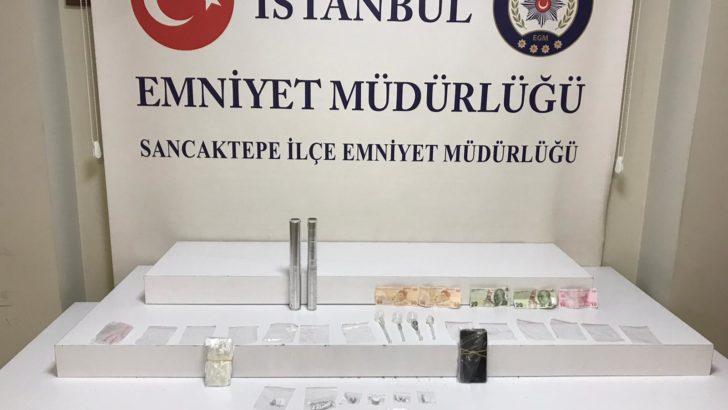 İstanbul Sancaktepe’de uyuşturucu operasyonu