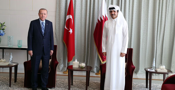 Cumhurbaşkanı Erdoğan Katar'da