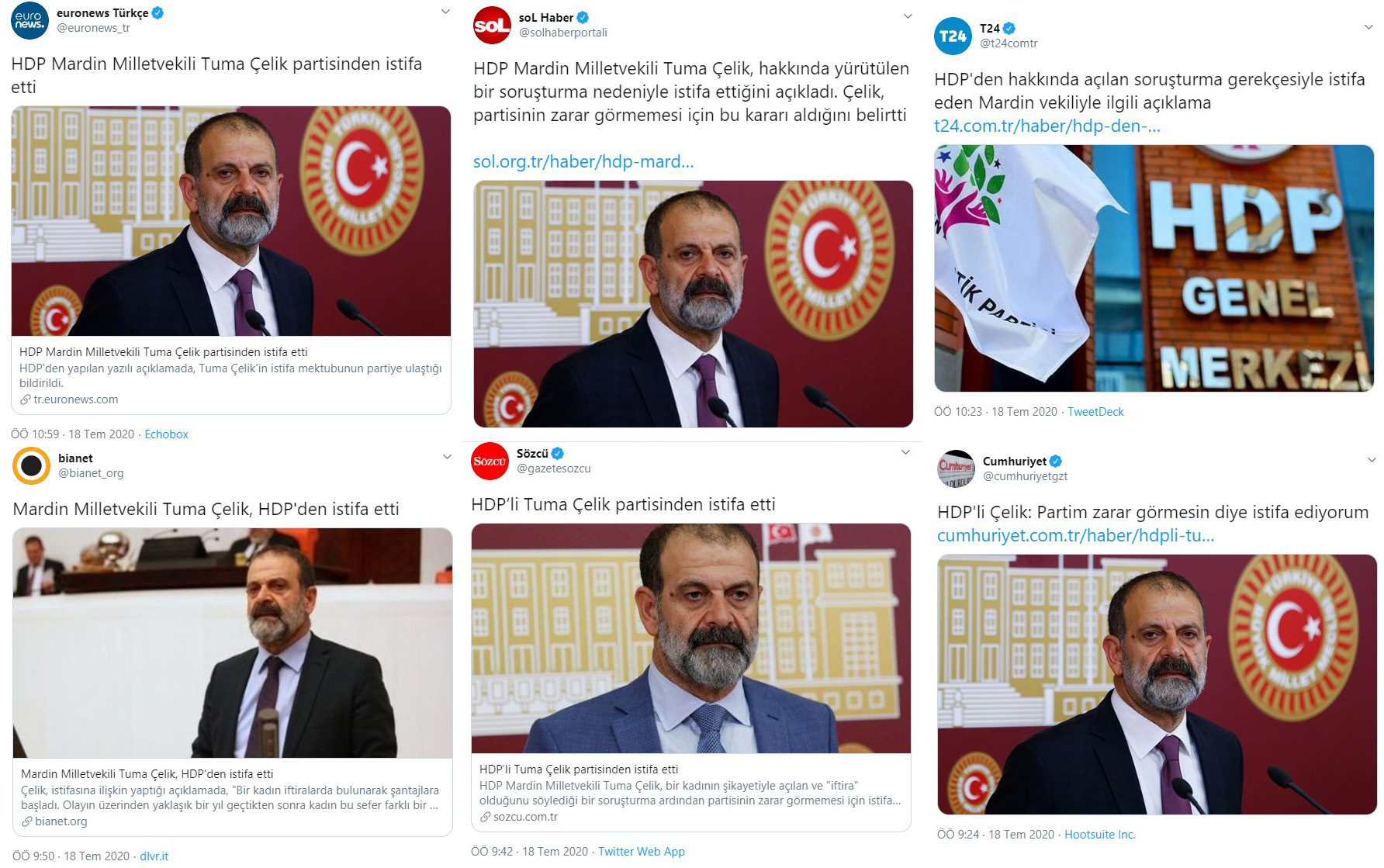 Tecavüzle suçlanan HDP'li vekilin istifası gerekçesiz sunuldu