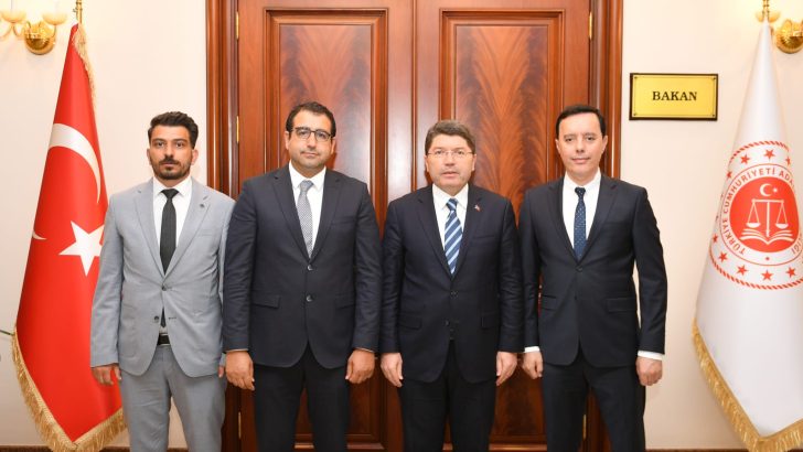 Adalet Bakanı makamında kabul etti