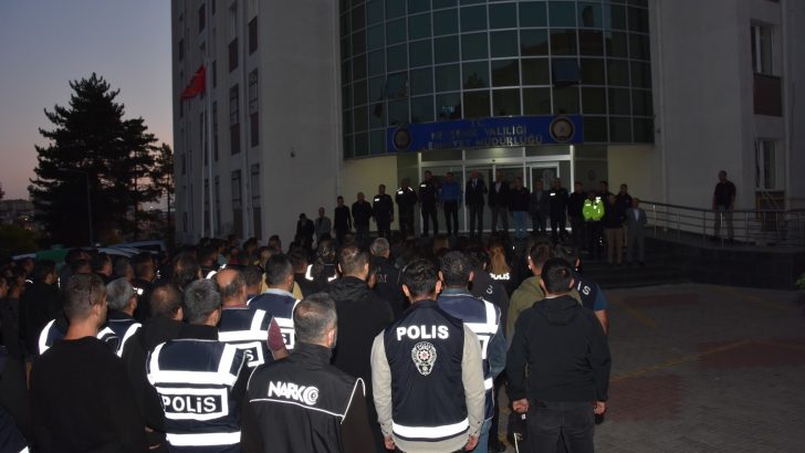 Narkotik operasyonuna Şehit Polis Ahmet Şahan’ın adı verildi