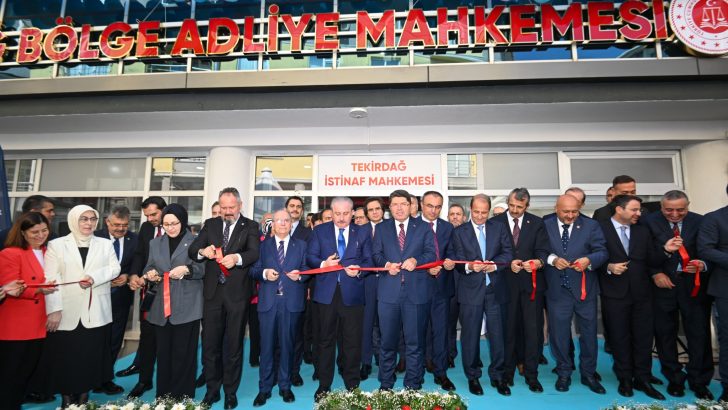 Tekirdağ bölge adliye mahkemesi hizmete açıldı