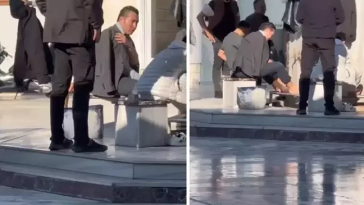 Cesur savcı cuma namazında