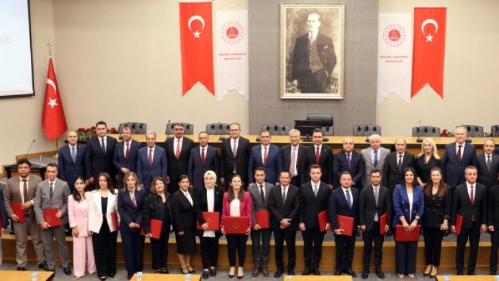Ankara Adliyesi’nde tören…
