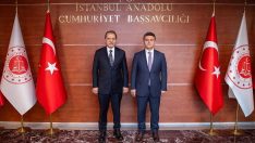 İstanbul Emniyet Müdürü Selami Yıldız’dan Anadolu Başsavcısı Fatih Dönmez’e hayırlı olsun ziyareti