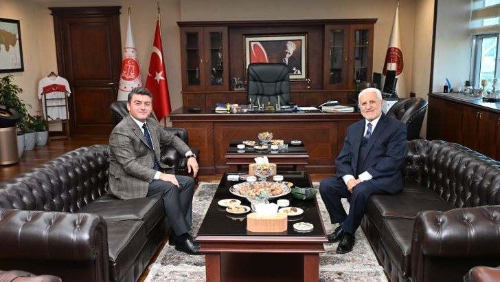 Başsavcı Fatih Dönmez’e Şehit Savcının babasından hayırlı olsun ziyareti